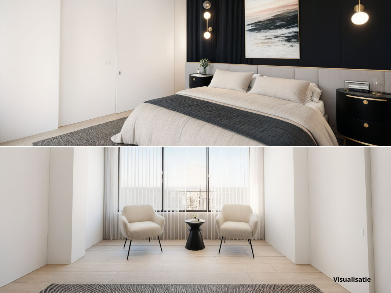 Visualisatie slaapkamer