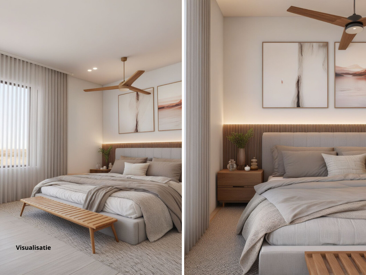 Visualisatie masterbedroom